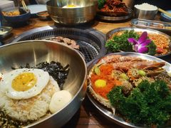 -明洞阿姨·韩式酱蟹烤肉·创意料理(三元桥店)