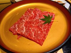 京都雪花牛肉寿喜锅-花潮料理艺食馆(世欧广场店)
