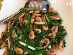 小溪虾炒韭菜-小竹林农庄