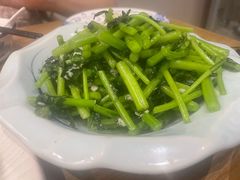 清炒头茼蒿菜-阿巧茶庄