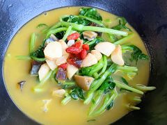 上汤鸡毛菜-薇酌饮·陕西菜(南门外店)