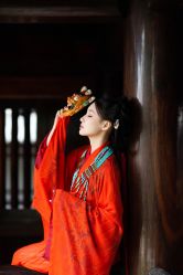 -后宫·古装汉服京剧儿童亲子全家福摄影