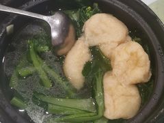 菜叶煮鱼付-东江渔村·古典园林·30年粤菜老字号(太和店)