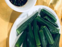 白灼秋葵-莲花公园煎蟹(总店)