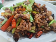 干煸鱿鱼-满口香饭店