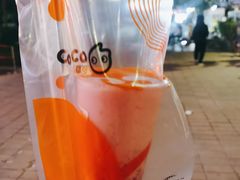 椰果草莓酸奶-CoCo都可(燕塘店)