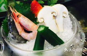 Matsutake and Sweet Shrimp Sashimi