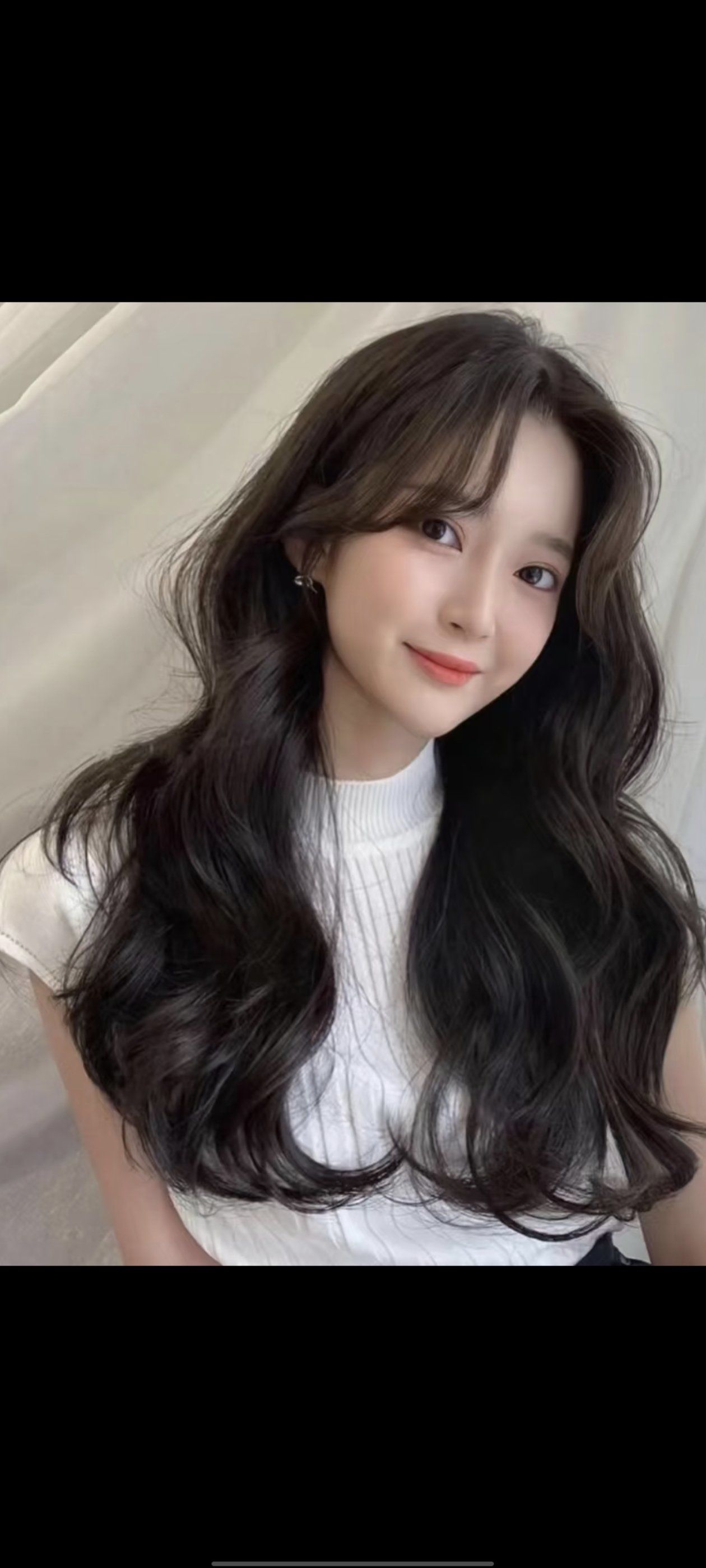 长发女生必备的烫发款式~韩式大波浪卷~中长发烫发法式烫发蛋卷头