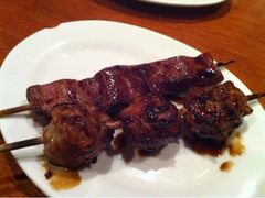 酱烤-猪肝&nbsp;鸡丸子-福烤锦花(长乐路店)