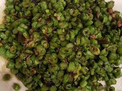 榄菜肉沫四季豆-听涛雅苑百味饺子老家菜馆