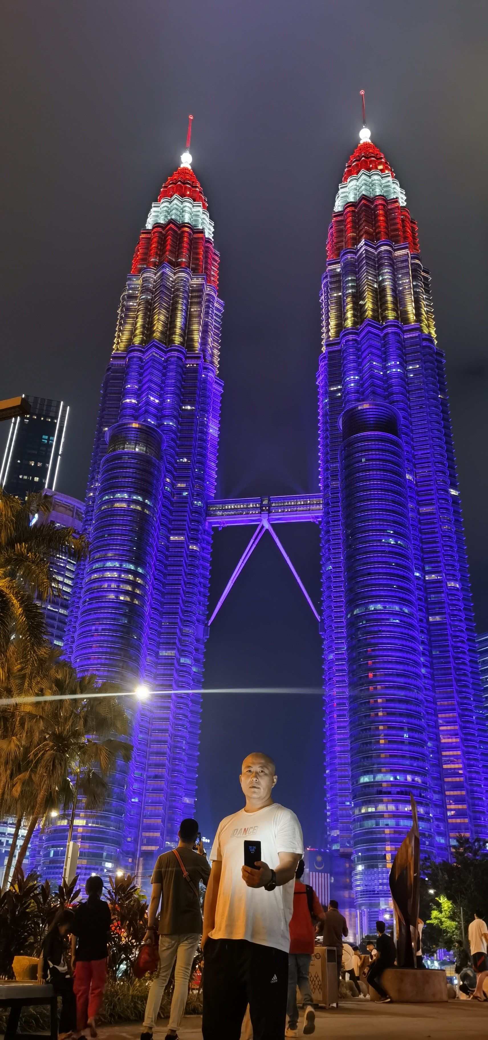 在马来西亚首都吉隆坡,国油双峰塔(pet