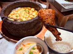石锅鸡汤豆腐-绿茶餐厅(财富购物中心店)