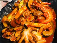 海鲜炒年糕-本家韩国烤肉(青岛万象城店)