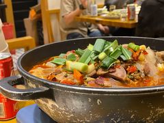 原味牛杂火锅-丁记盐蘸牛肉·新杭菜(河东路店)