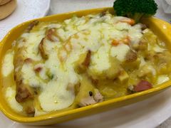 芝士葡国鸡饭-明园茶餐厅(沙头角店)