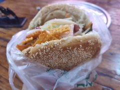 鸡蛋花干夹馍-三兄弟高炉烧饼