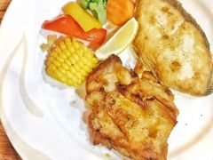 柠檬鸡排拼鳕鱼扒-斗牛士牛排餐厅(富力海珠城广场店)