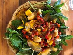 尖椒变蛋拌薄荷-纳兰傣雀傣味餐厅