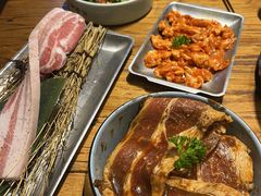 烤三线五花肉-韩景台烤肉(八大处店)