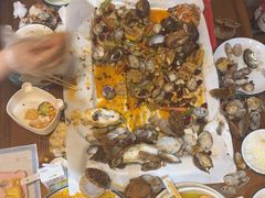 -东来菜馆•手抓海鲜家常菜•海鲜锅贴(鸽子窝店)