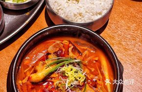 Spicy Beef Rice Soup