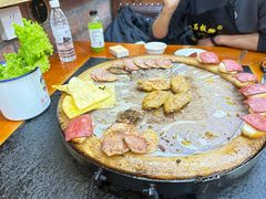 -老姐石板烧烤+铜炭火锅(总店)