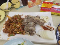 双拼羊排-壹阁胡羊焖饼(敦煌夜市店)