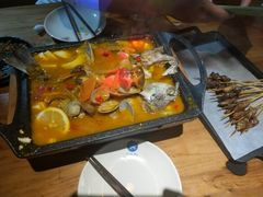 -路边摊小炉子烧烤