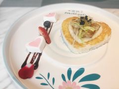 法式香煎鹅肝(客)-蜜桃花开·中西融合菜E&W(南长街店)