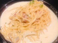 培根奶油意面-机器人火炉披萨