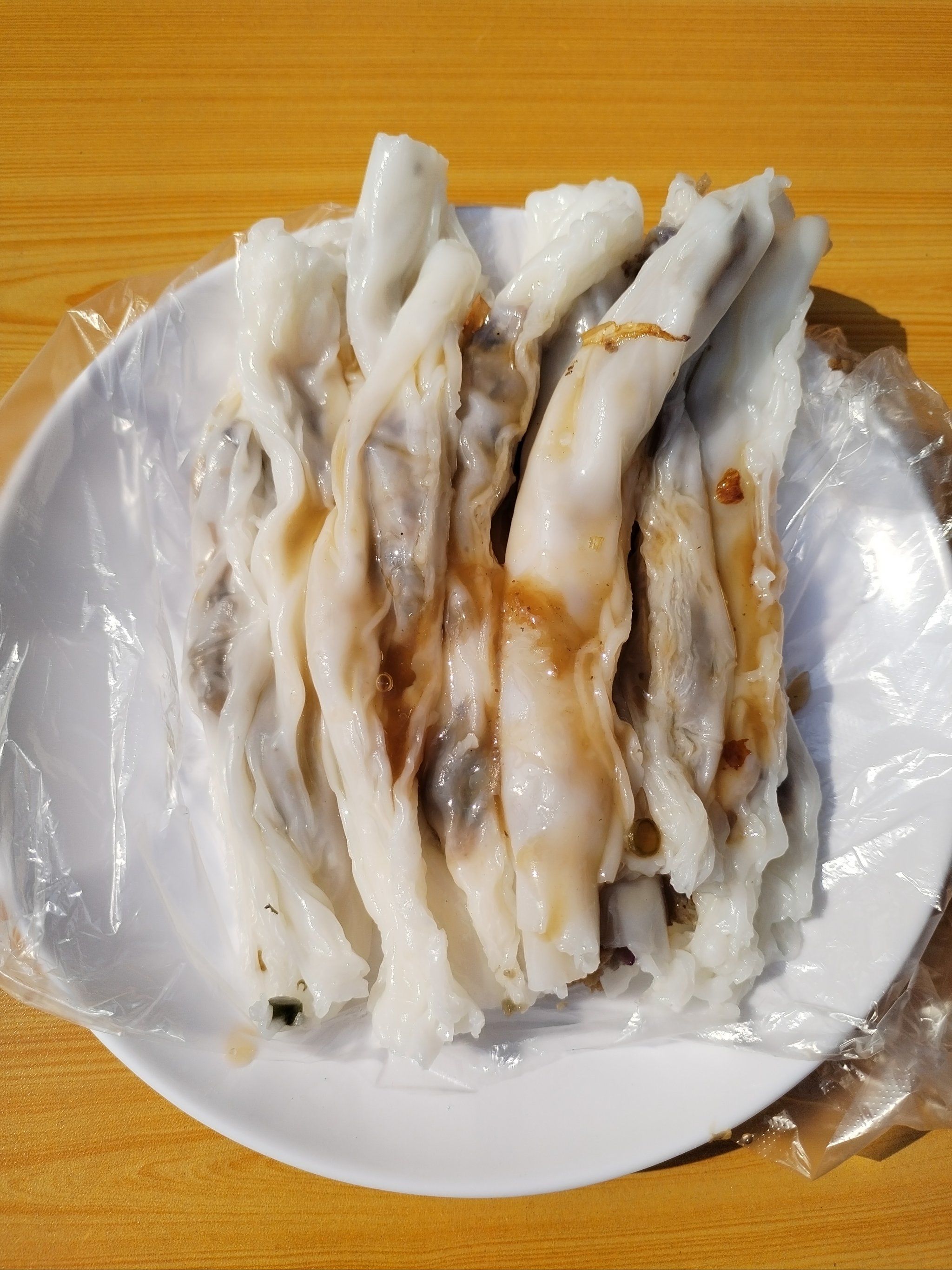 第一次吃武平簸箕板[调皮][调皮][调皮]早餐