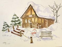 -谷隆画舍·国画书法素描彩铅水彩