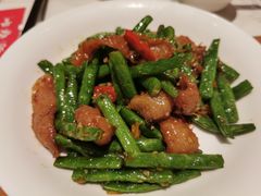 XO酱四季豆炒松阪猪-鼎泰丰(德基广场店)