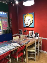 店内环境-瓦匠工社·马赛克·积木拼图·亲子手工DIY
