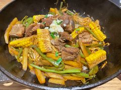 精选肋排焖面-金豆角砂锅焖面(安贞店)