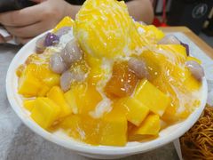 芒果芋圆牛奶绵绵冰-水牛奶皇后糖水铺(深圳总店)
