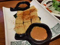 香煎石屏豆腐-云海肴·汽锅鸡·云南菜(苏州中心店)