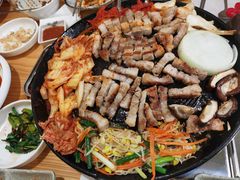 烤五花肉-24 新村雪浓汤(长白山烤肉店)