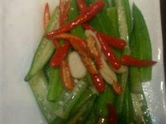 油泼黄秋葵-福照楼汽锅鸡·云南菜(护国路店)