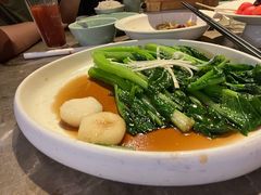 油淋脆菜心-绿茶餐厅(崇文门新世界店)