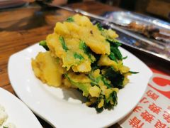 小白菜土豆泥-韩师傅老大同刀削面(北苑路店)
