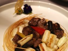 葱爆牛肉粒-东富酒家(龙湖西溪天街店)