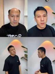 -型男帮男士假发补发·佩戴式发型