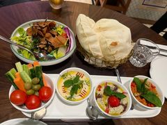 黎巴嫩沙拉fatush-ELI FALAFEL Lebanese&Mediterranean黎巴嫩美食(富城路店)