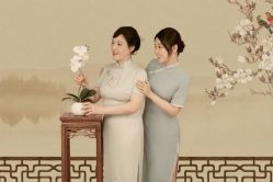 -时光纪亲子全家福照相馆(静安店母女写真父母纪念照)