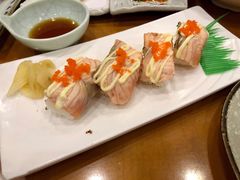 炙烤三文鱼寿司套餐-银子铁板烧料理自助餐(人民广场店)