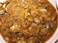 茄子炖蚬子-日丰园海肠水饺·老字号大连海鲜(和平广场店)