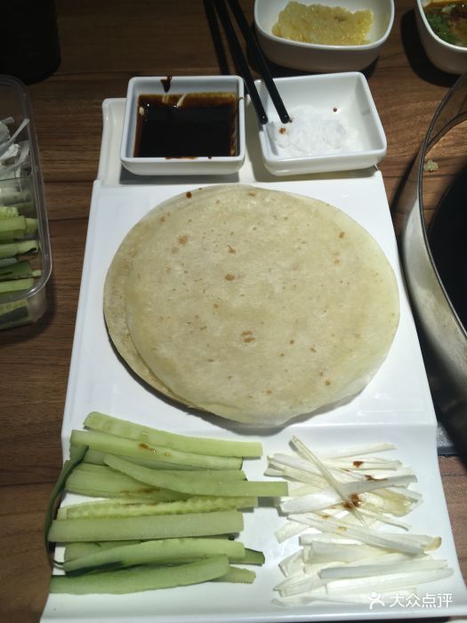 炉得香双层烤鸭火锅(汶水路店)包饼图片 - 第3张
