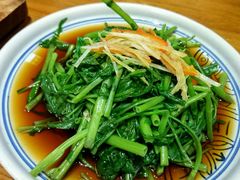 白灼空心菜-云海肴·汽锅鸡·云南菜(天津国金汇店)