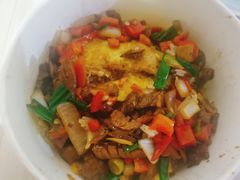 牛肉腰花二合一豆皮-周记热干面豆皮大王(桃花东街店)